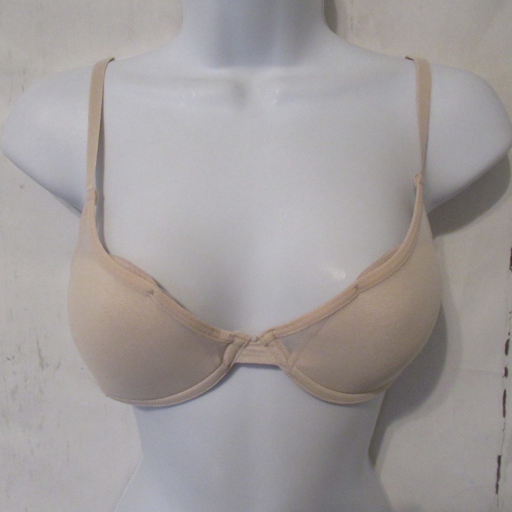 Pepper Bra 34B Cream Scoop Underwire Back Closure